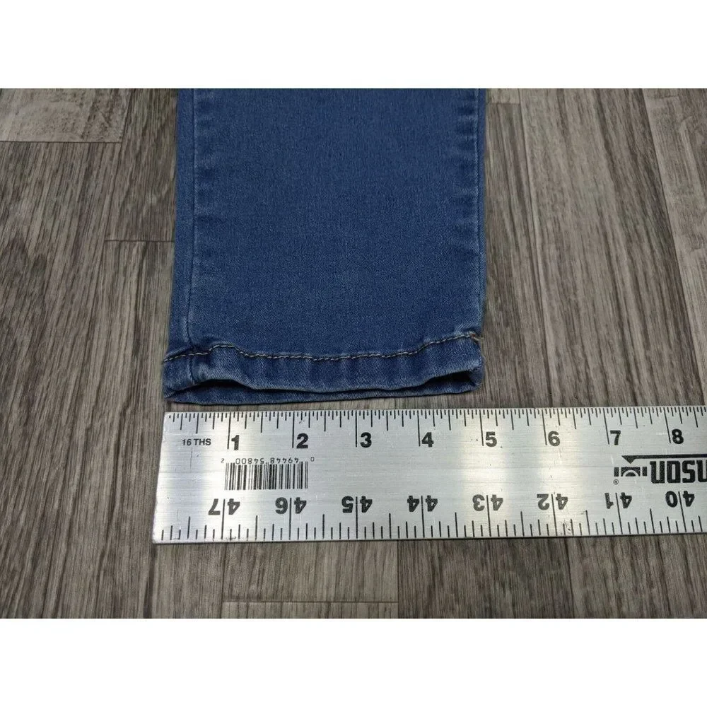 Lee Womens Size Medium Easy Fit‎ Stretch Skinny Denim Blue Jeans